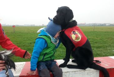 Emil & Therapiehund Dolly