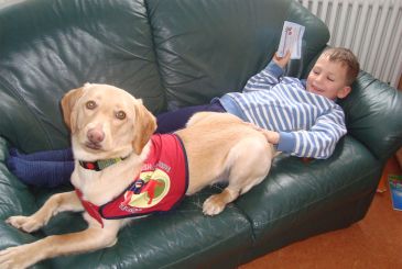 Katharina & Therapiehund Sky